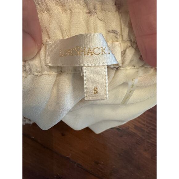 LoveShackFancy Floral Blouse and Skirt Set in Cream and Pink - Picture 3 of 13